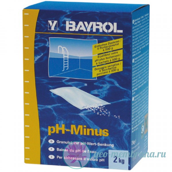 Фото Препарат для бассейна Bayrol PH-минус средство для регулирования уровня PH