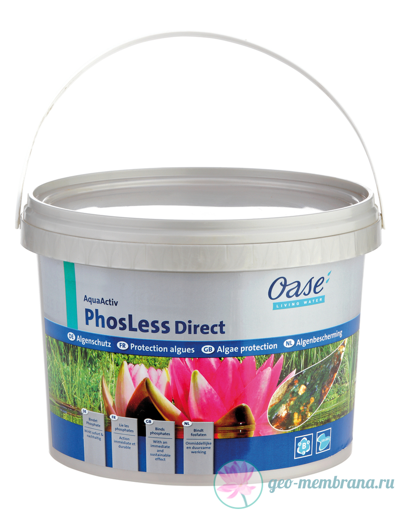 Фото Препарат для пруда OASE PhosLess Direct - средство от водорослей с мгновенным эффектом