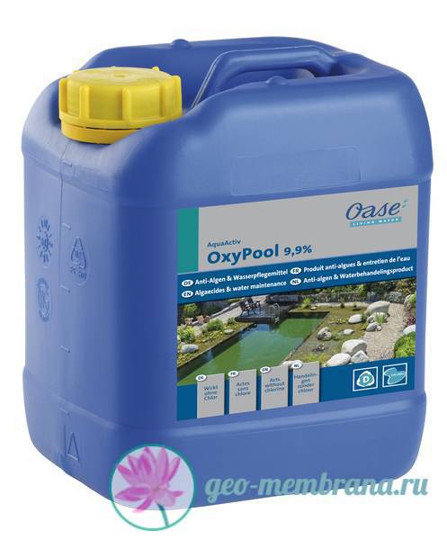 Фото Препарат для бассейна и фонтанов - OASE OxyPool 9,9 % 20 л (100 м3)