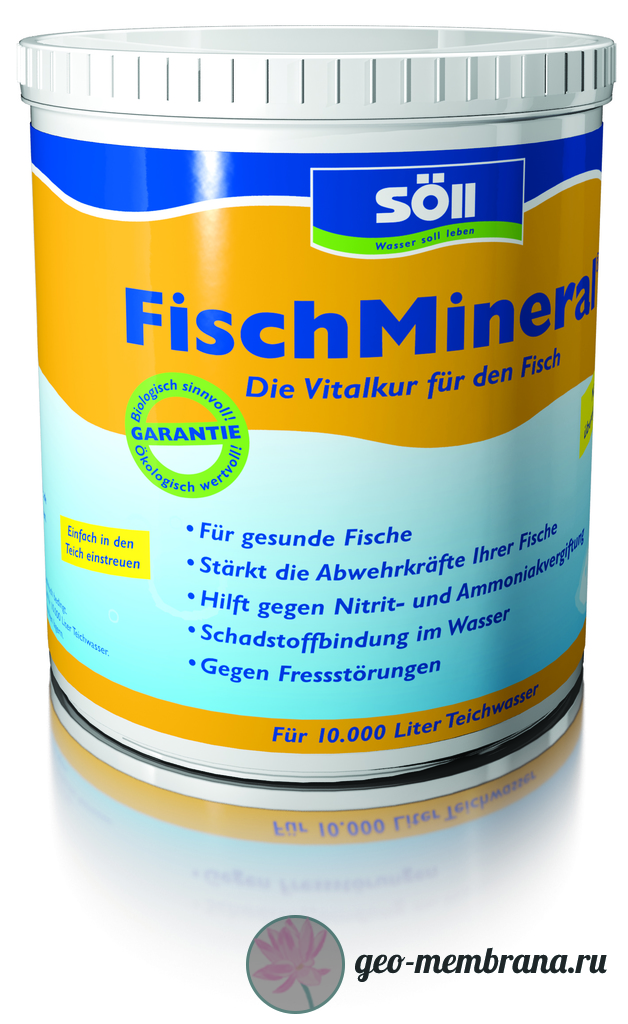 Фото Препарат для пруда Soll FishMineral 1 кг - Комплекс микроэлементов для рыб