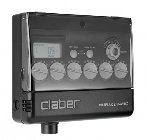 Фото Пульт управления Claber Multipla® AC 230/24 V LCD таймер для систем подземного полива