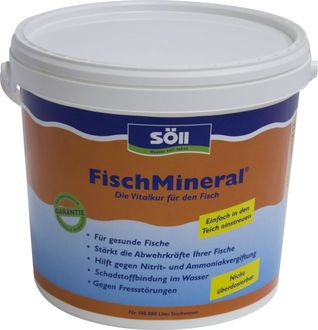 Фото Препарат для пруда Soll FishMineral 10 кг - Комплекс микроэлементов для рыб