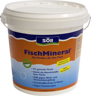 Фото Препарат для пруда Soll FishMineral 25 кг - Комплекс микроэлементов для рыб