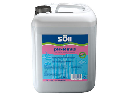 Фото Препарат для пруда Soll pH-Minus 5 л - Средство для понижения уровня рН