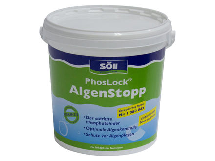 Фото Препарат для пруда Soll PhosLock Algenstopp 10 кг - Средство против развития новых водорослей