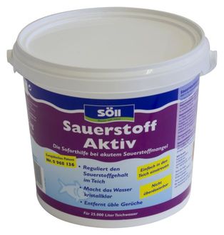 Фото Препарат для пруда Soll Sauerstoff-Aktiv 2,5 кг - Средство для обогащения воды кислородом